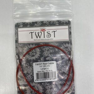 Twist red cable 14 inches