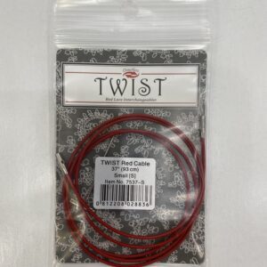 Thirty seven inched small red cable