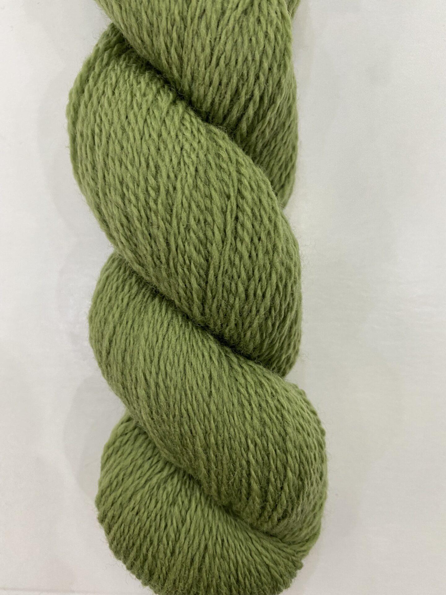 A big bunch of wool in green color