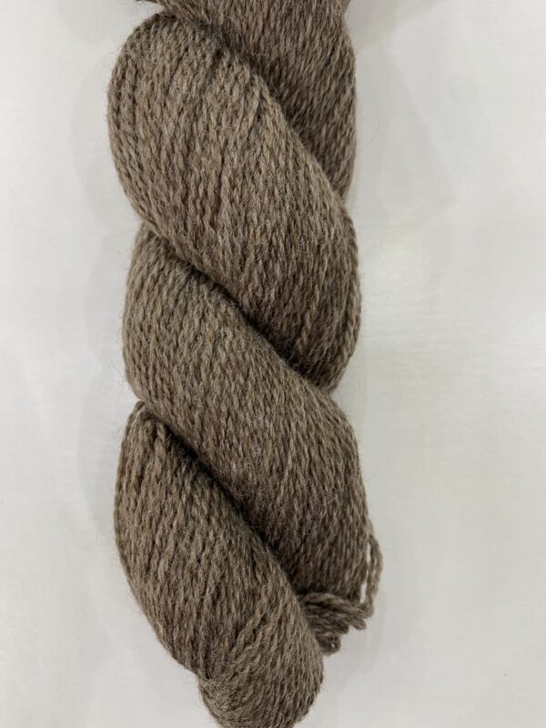 A big bunch of wool in brown color