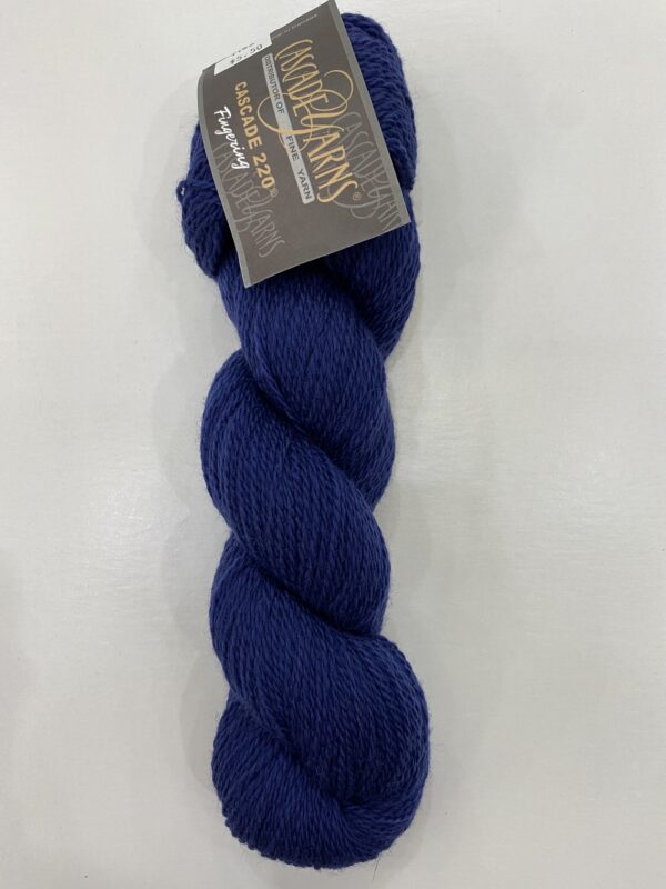 A big bunch of wool in blue color