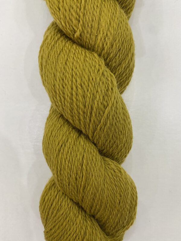 A big bunch of wool in mustard color