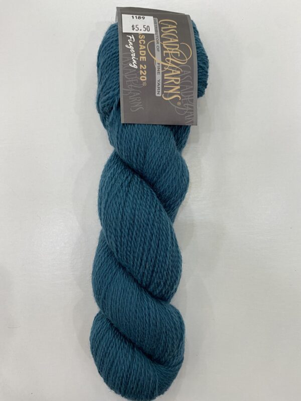 A big bunch of wool in blue color
