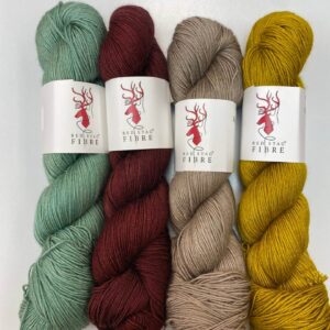 Riad Fingering Red Stag Fibre Wool