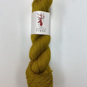 A Bundle of Red Stag Fibre Wool in Yellow