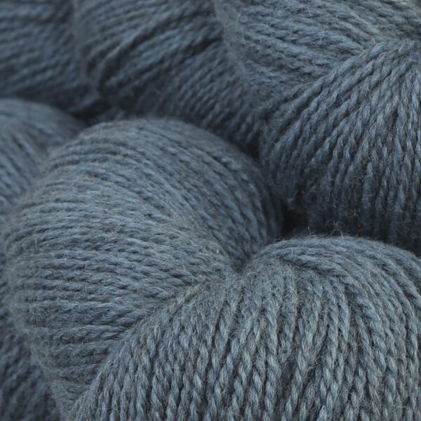 Close up image of soft wool in gray color