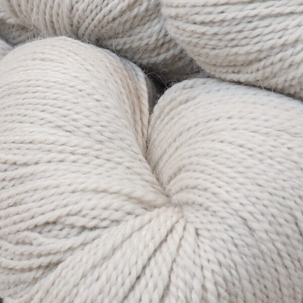 Close up image of soft wool in white color