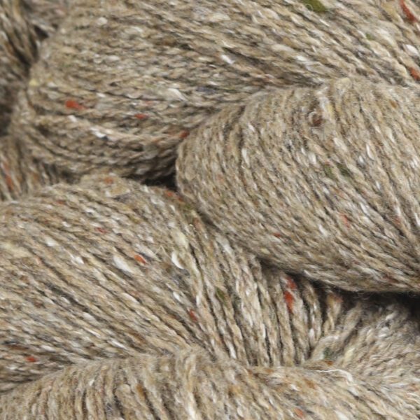 Close up shot of wool in cronan color